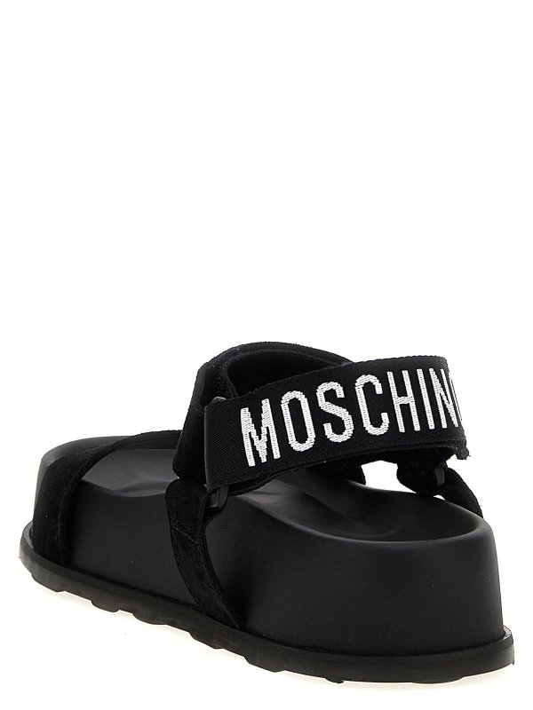 The Best Shops MOSCHINO: サンダル - サンダル - 黒