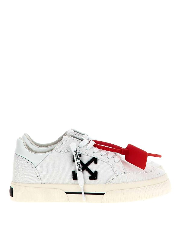 OFF-WHITE: trainers - Low Vulcanized Sneakers