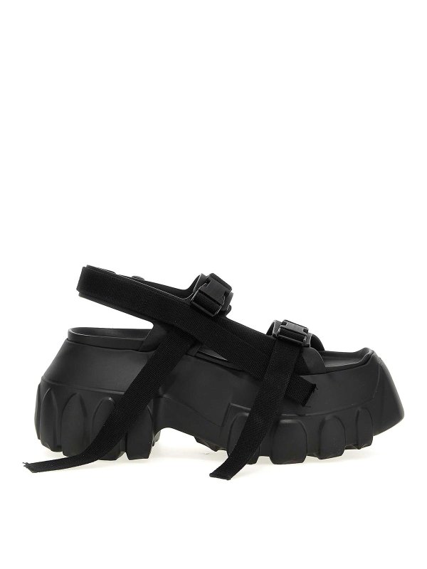RICK OWENS: sandals - Mega Tractor Sandals
