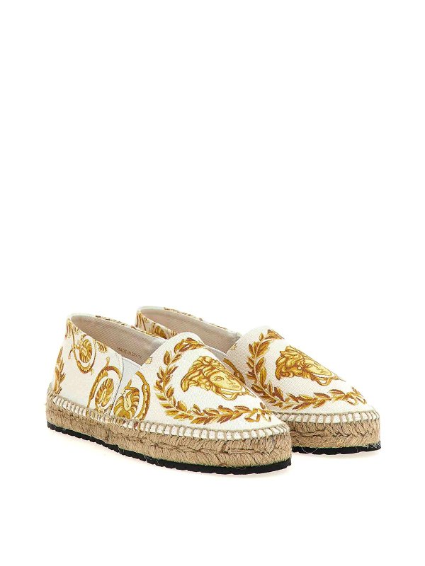 VERSACE YOUNG: Espadrillas - Espadrilles - Weiß