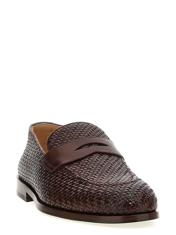 BRUNELLO CUCINELLI: ロファー＆スリッパ online - ローファー - ブラウン