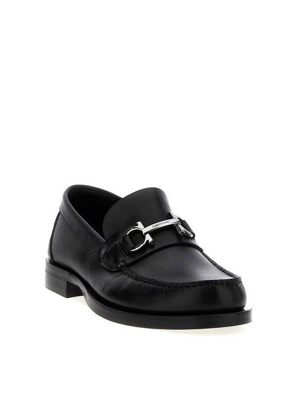 FERRAGAMO: Mokassins und Slippers online - Mokassins - Schwarz