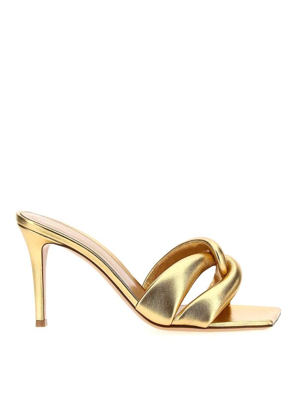 Gianvito Rossi: Mules - Mules - Or