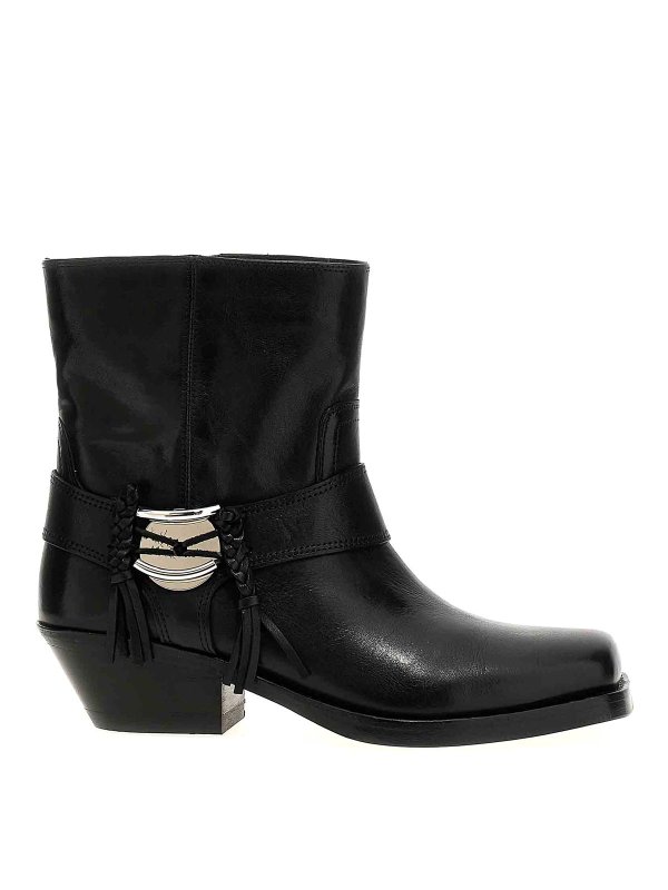 ISABEL MARANT: ブーティー - アンクルブーツ - 黒