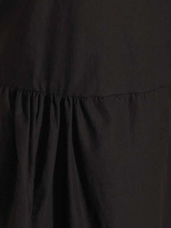 Knielanges Kleid - Schwarz shop online: ADD