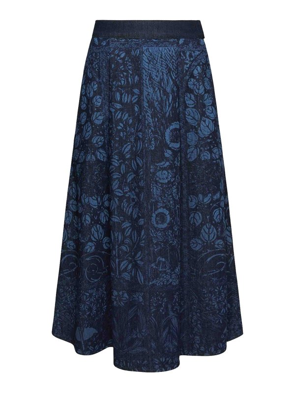 ELENA MIRO`: Knee length skirts & Midi - Skirt