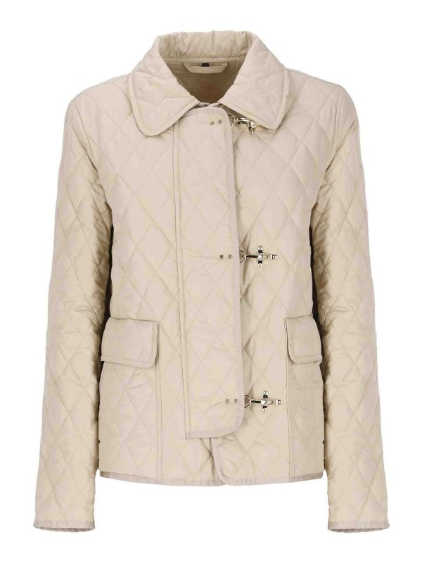 FAY: Kurze Daunenjacken - Daunenjacke - Hellbeige