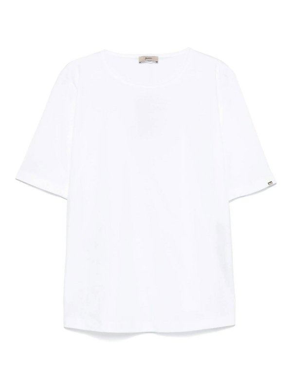 HERNO: Tシャツ - Tシャツ - 白