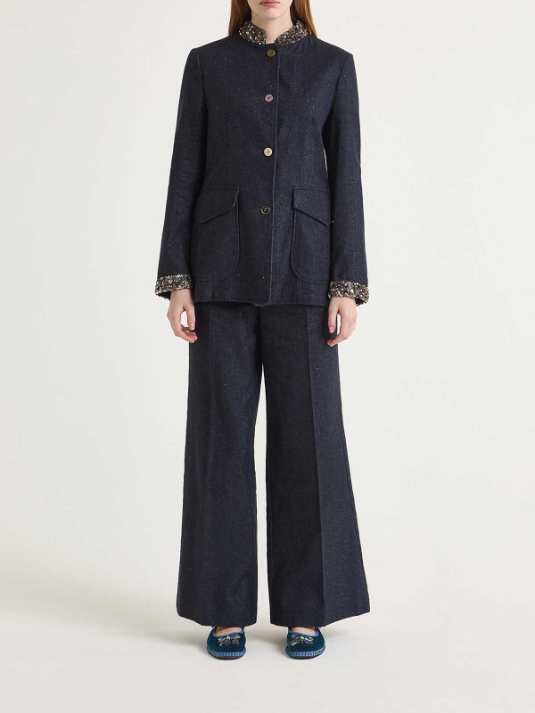 MALIPARMI: デニムジャケット online - デニムジャケット - ブルー