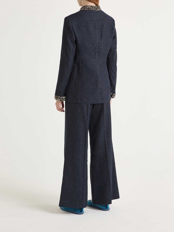 The Best Shops MALIPARMI: デニムジャケット - デニムジャケット - ブルー