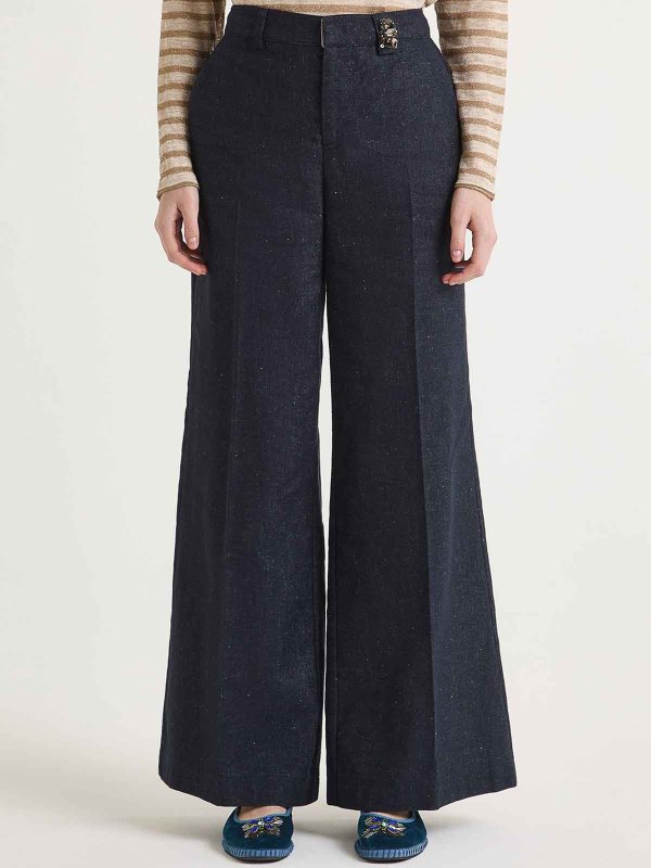 MALIPARMI: casual trousers online - Trousers