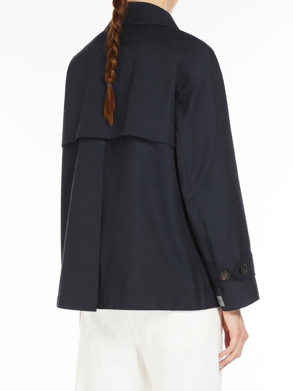 The Best Shops MAX MARA THE CUBE: Trenchcoats - Trenchcoat - Blau