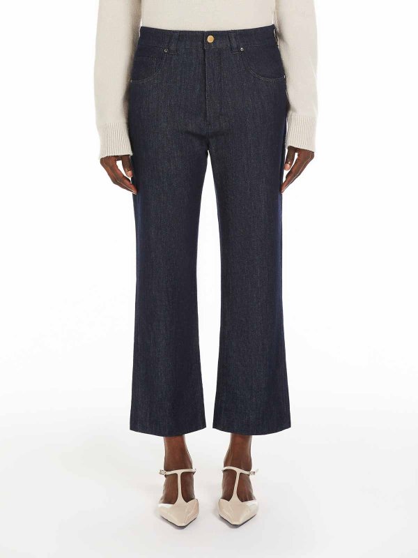 S MAX MARA: カジュアルトラウザー online - カジュアルパンツ - ブルー