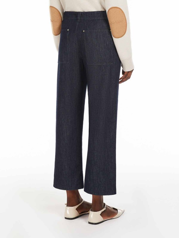 The Best Shops S MAX MARA: カジュアルトラウザー - カジュアルパンツ - ブルー