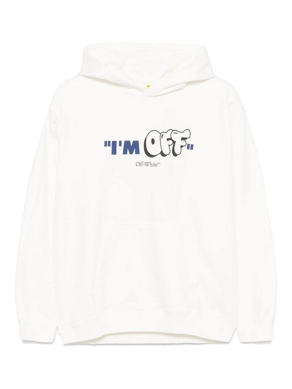 OFF-WHITE: スウェット＆セーター - スウェットシャツ/セーター - 白