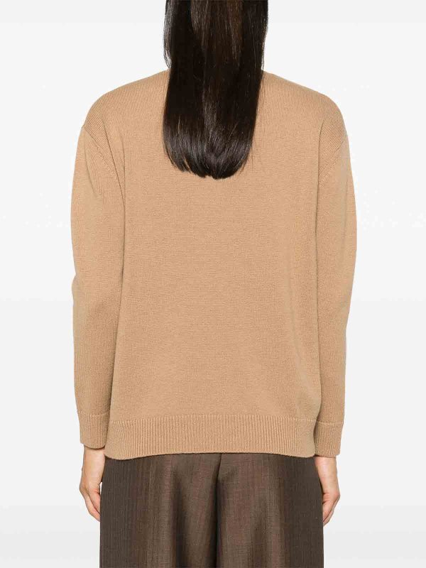 Rundhalspullover - Camel shop online: Max Mara