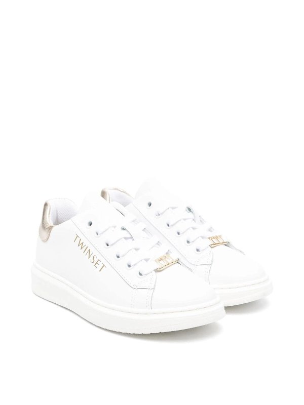 TWINSET: スニーカー - スニーカー - ホワイトゴールド