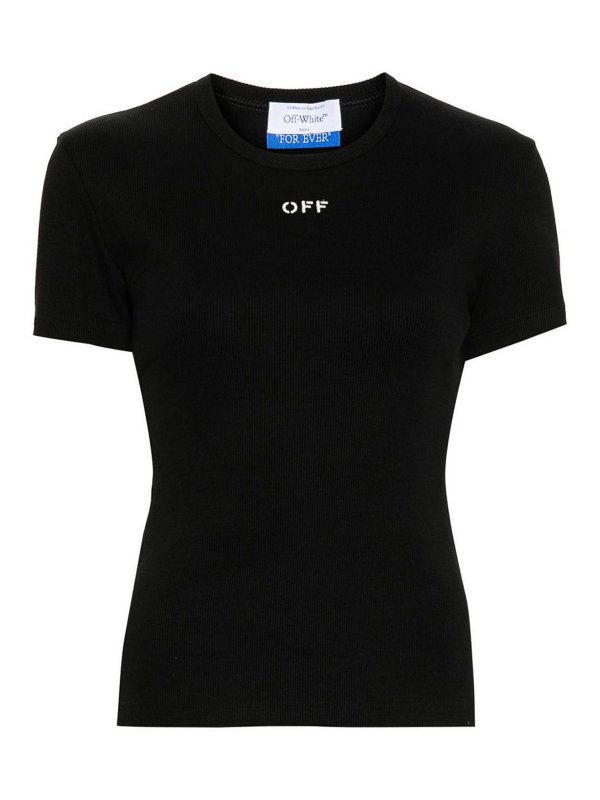 OFF-WHITE: Camisetas - Camiseta - Negro