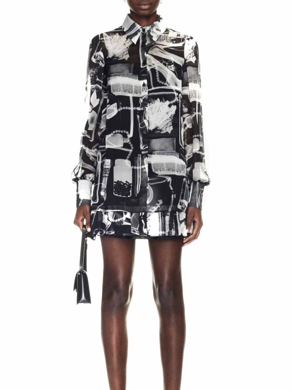OFF-WHITE: knee length dresses online - Dress