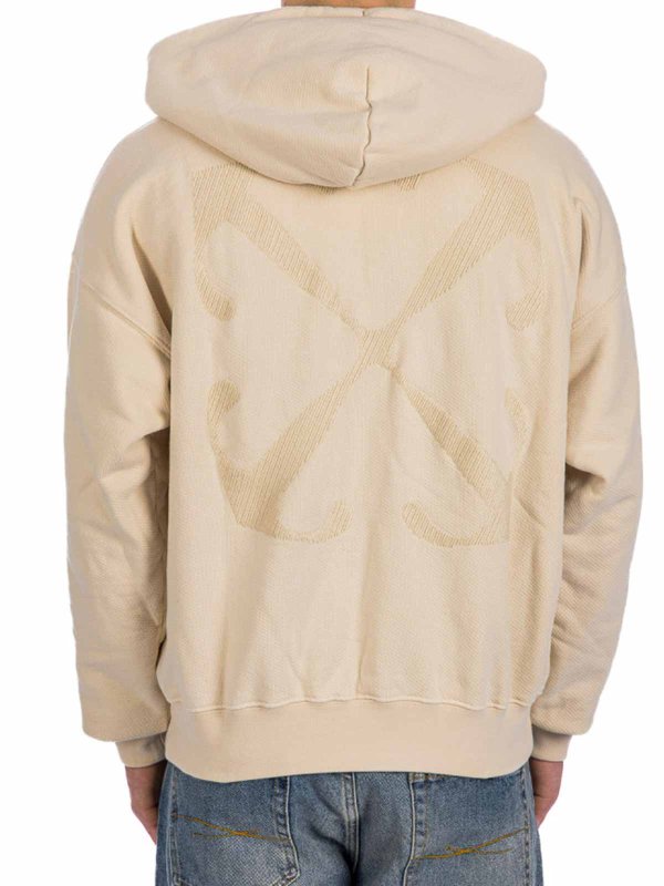 OFF-WHITE: スウェット＆セーター online - スウェットシャツ/セーター - ベージュ