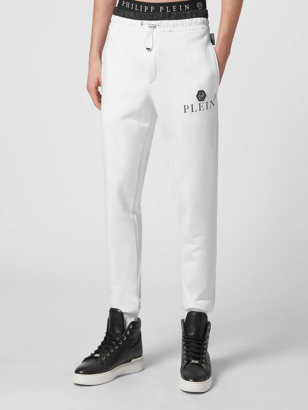PHILIPP PLEIN: Pantalons de survêtement  online - Pantalons De Sport - Blanc