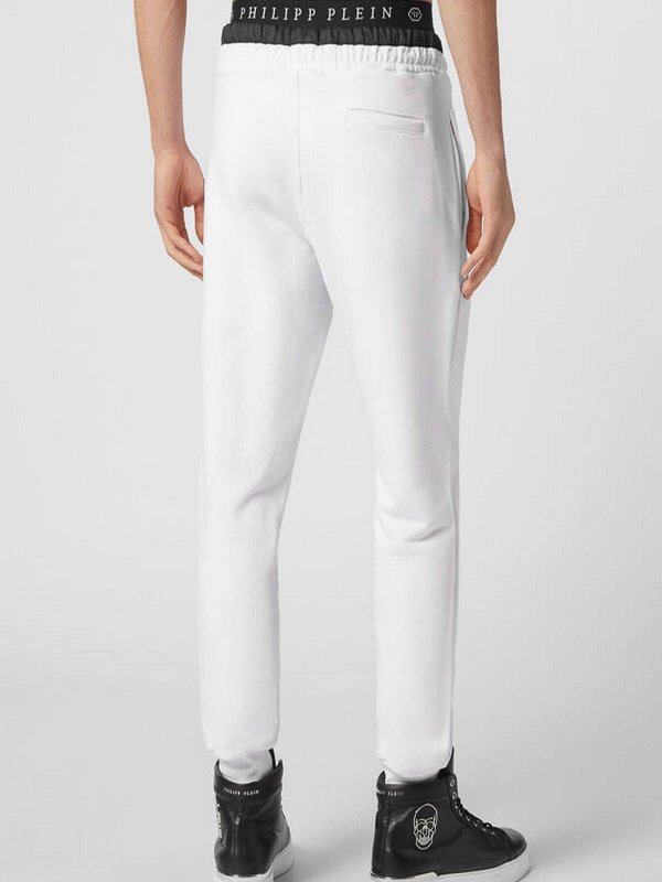 The Best Shops PHILIPP PLEIN: Pantalons de survêtement  - Pantalons De Sport - Blanc