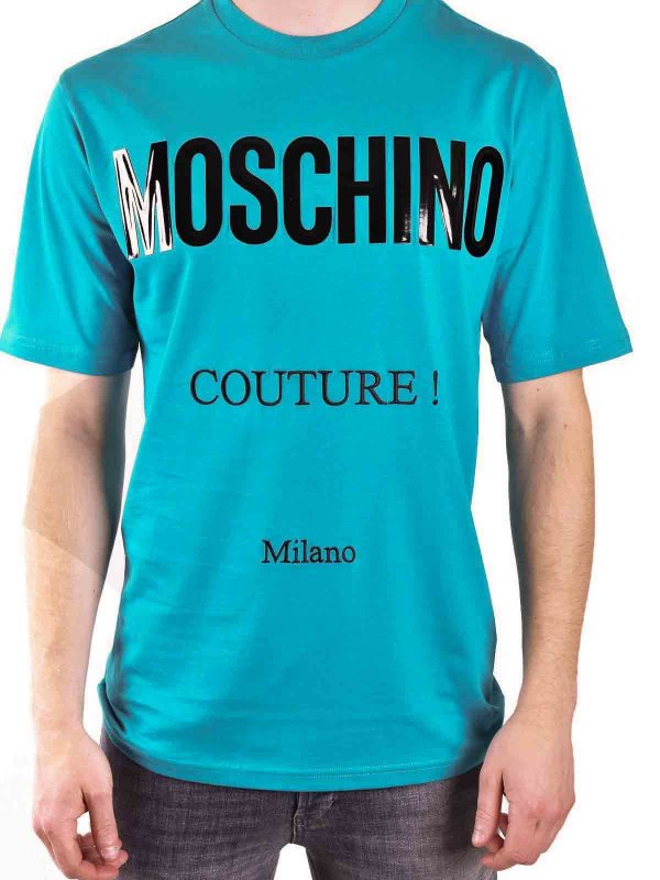 MOSCHINO: Camisetas online - Camiseta - Azul