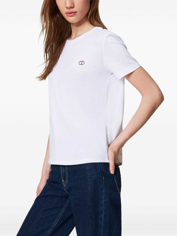 The Best Shops TWINSET: Camisetas - Camiseta - Blanco