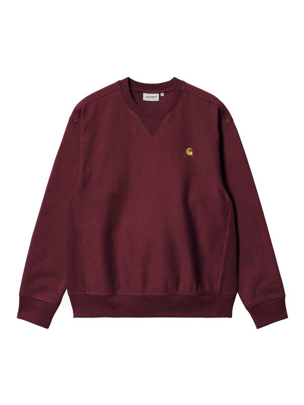 CARHARTT: Sudaderas y suéteres - Sudadera - Rojo Oscuro