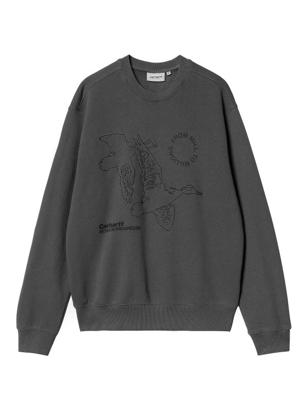 CARHARTT: Sudaderas y suéteres - Sudadera - Gris