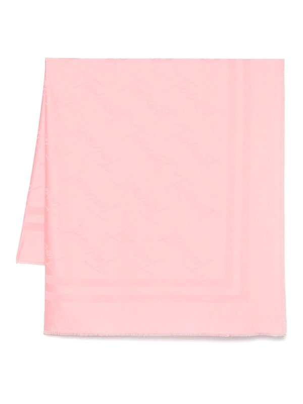 TWINSET: sciarpe e foulard - Sciarpa logo-jacquard