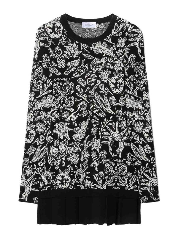 OFF-WHITE: knee length dresses - Dress