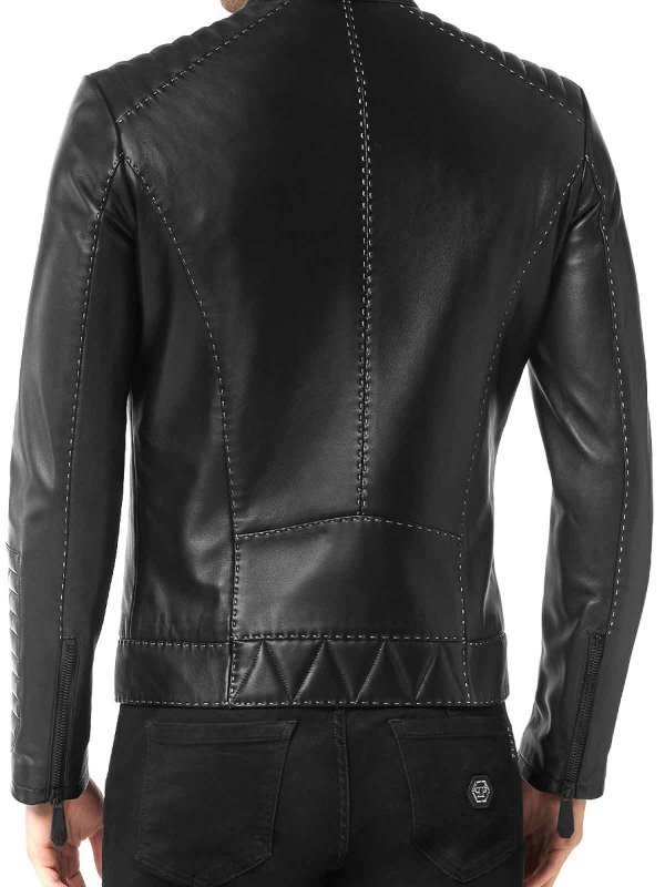 The Best Shops PHILIPP PLEIN: カジュアルジャケット - カジュアルジャケット - 黒