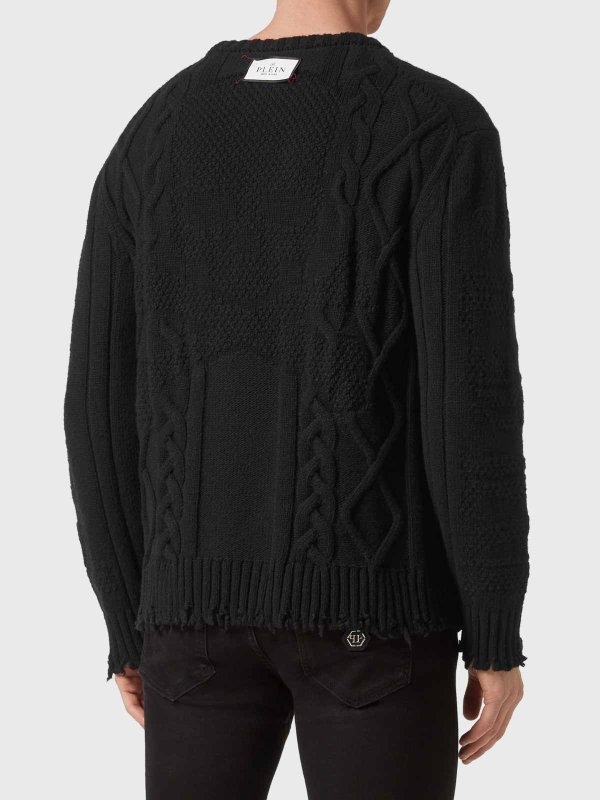 The Best Shops PHILIPP PLEIN: クルーネック - クルーネック - 黒