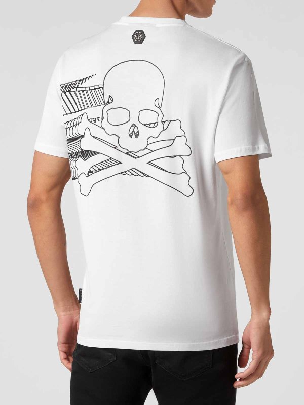 The Best Shops PHILIPP PLEIN: T-shirts - T-Shirt - Weiß