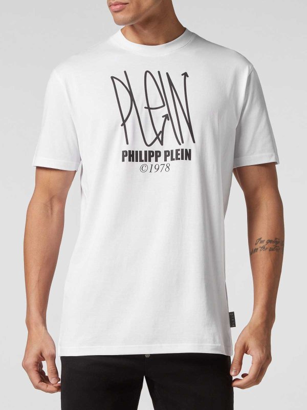 PHILIPP PLEIN: Camisetas online - Camiseta - Blanco