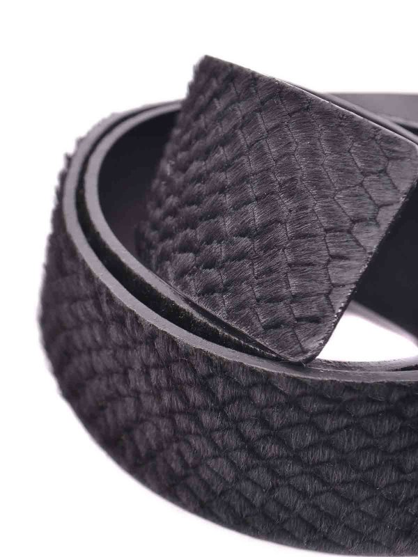 The Best Shops JACOB COHEN: Cinturones - Cinturón - Negro