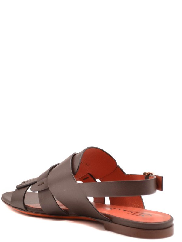 サンダル - ブラウン shop online: SANTONI