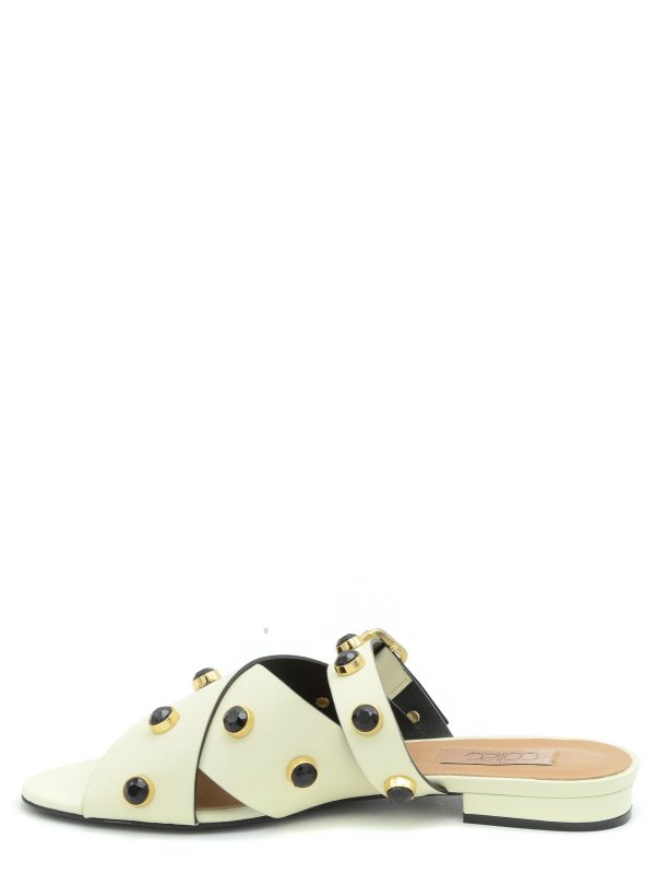 The Best Shops Coliac: サンダル - サンダル - クリーム