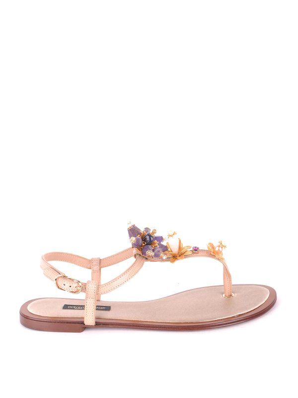 DOLCE & GABBANA: サンダル - サンダル - マルチカラー