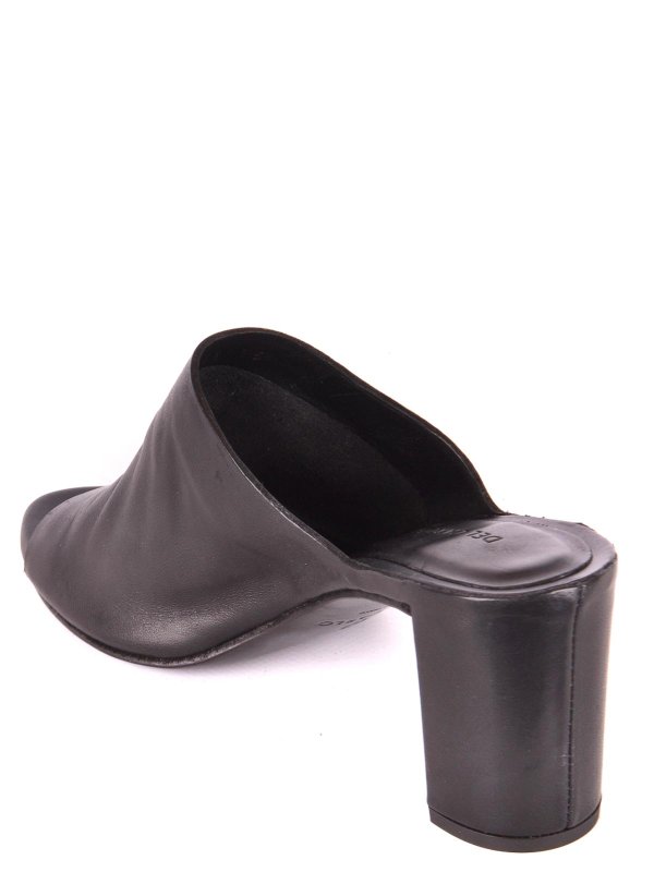 サンダル - 黒 shop online: FABRIZIO DEL CARLO