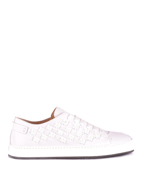 SANTONI: Sneaker - Sneaker - Weiß