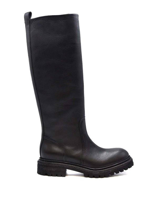 FABRIZIO DEL CARLO: Bottes - Bottes - Noir