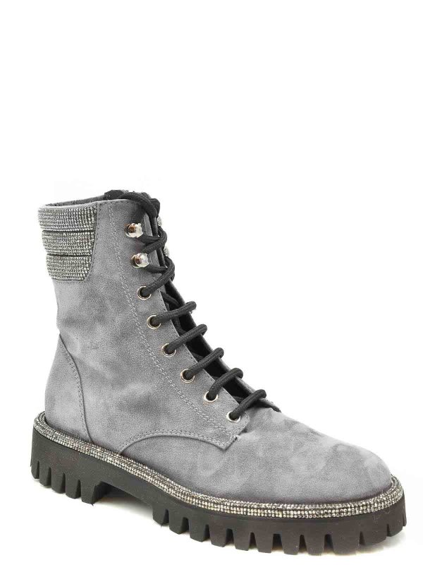 NINALILOU: ブーティー online - アンクルブーツ - グレー