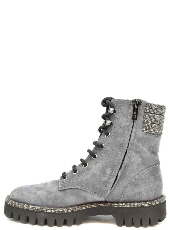 アンクルブーツ - グレー shop online: NINALILOU