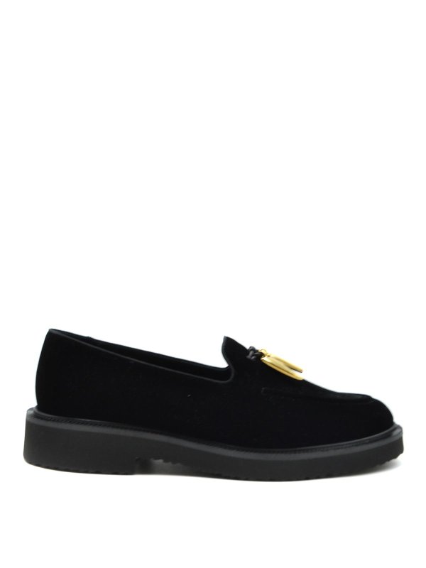 GIUSEPPE ZANOTTI: Mocassins & Chaussures bateau - Mocassins - Noir