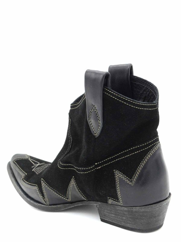 アンクルブーツ - 黒 shop online: L.A L.A TEX