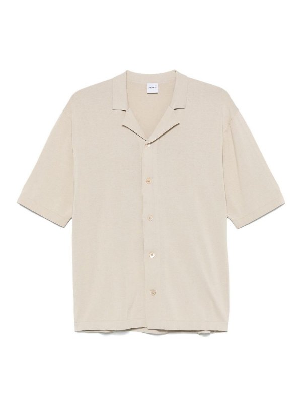ASPESI: シャツ - シャツ - ベージュ