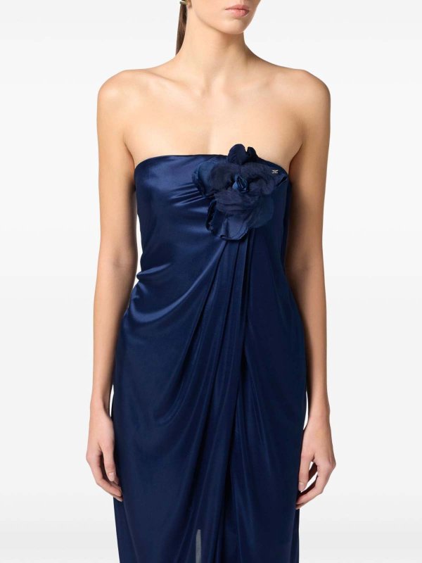 The Best Shops ELISABETTA FRANCHI: イブニングドレス - ロングスカート - ブルー