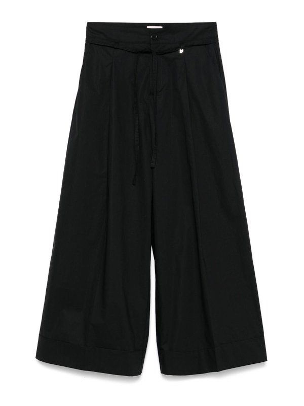 Liu Jo: カジュアルトラウザー - カジュアルパンツ - 黒